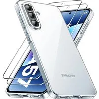 MSM Protech Handyhülle Hülle + 2X Schutzglas für Samsung Galaxy A57 5G Panzerfolie Full 9H