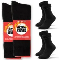 OCCULTO Thermosocken Damen & Herren Ultra Thermosocken 2er Pack (Modell: Yuki) (2-Paar)