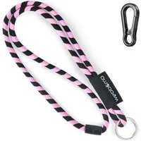 WEBBOMB Schlüsselanhänger Lanyard Tubular Schlüsselband mit Karabiner + Schlüsselring keychain