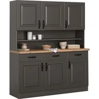 wiho Küchen Küchenbuffet Erla 150 cm breit mit Kassettenfront