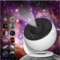 MUPOO Nachtlicht LED Sternenhimmel, Galaxy Projektor Lampe,LED Nachtlicht,360°drehbar, Timer,HD-Bild,für Schlafzimmer,Kinderzimmer,Spielzimmer Deko,Geschenke