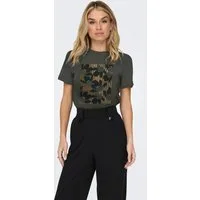ONLY Kurzarmshirt ONLKITA LIFE REG S/S MIX TOP CS JRS EX. Baumwolle, regular fit