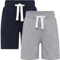 Minymo Sweatshorts MIBasic 2er-Pack Bequeme Sweatshort