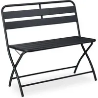 relaxdays Gartenbank klappbar 2 Sitz