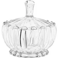 Almina Zuckerdose La Fiore Dolce Zuckerdose mit Deckel aus Glas - 11 x 10 cm, (Packung, 2-tlg)