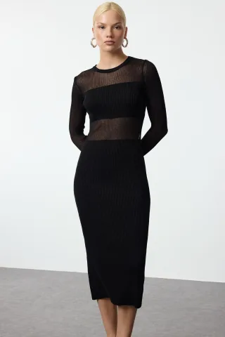 Langes, flaches, lässiges/schlankes Maxikleid für Damen