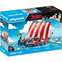 Playmobil® Asterix: Piratenschiff (71888), Playmobil Asterix Konstruktions-Spielset, (88 St), Made in Germany