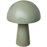 Coen Bakker Deco BV LED Außen-Tischleuchte Touch Tischlampe Pilzform Dimmbar Akku In-/Outdoor IP44, Touch-Funktion, LED fest verbaut, Kaltweiß, Warmweiß, Tageslichtweiß
