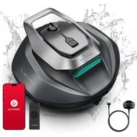 Ultenic Poolroboter Ultenic Pooleco Kabellos 3 x Motoren, 90 Min.,Fernbedienung & App, Intelligente Selbstparkung, IPX8 Wasserschutz, Vielseitige Reinigung