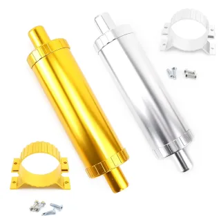24mm Muffler Noise Reducer Upgraded for Air Diesel Parking Heater Exhaust Pipe Stainless Steel Round For Car Truck Carav