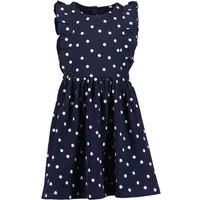 Blue Seven Sommerkleid (1-tlg) mit tollen Volants und mit kleiner Knopfleiste im Rücken