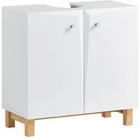SoBuy Waschbeckenunterschrank BZR92 Badezimmer Schrank Unterschrank Waschtisch Badezimmerschrank