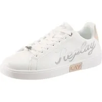 Replay Sneaker Schnürschuh, Halbschuh, Freizeitsneaker mit glitzerndem Logoschriftzug