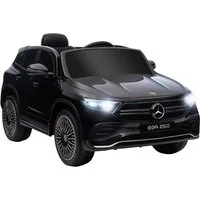 HOMCOM Elektro-Kinderauto Elektrofahrzeuge mit Fernbedienung, Kinderauto mit MP3-Player, Belastbarkeit 30 kg, (1-tlg), Schwarz 111,5 x 69 x 52,5 cm