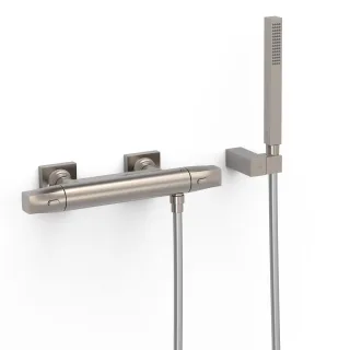 Tres Thermostatische Aufputz Duscharmatur Over wall Anti Kalk Messing Handbrause , 19016459AC 19016459AC