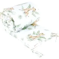 BabyLux Bettnestchen BABYLUX Bettumrandung NESTCHEN Bettnestchen 210 x 30 cm Babybett, 124. Africa_Tiere