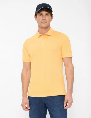 Brax Herren Polo Style PETE sunrise, gelb, Gr. 5XL