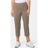 GOLDNER Caprihose Sportive 7/8-Hose mit Biesen Stoffhose mit Schlupfbund, Biesen und Wadenlang