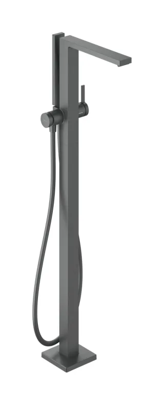 Hansgrohe Wannenmischer Tecturis E bodenstehend Brushed Black Chrome,73445340 73445340