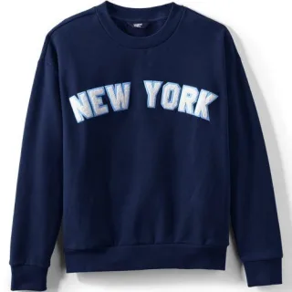 Sweatshirt SERIOUS SWEATS für Damen, Damen, size: regular, Sonstige, Baumwoll-Mischung/Polyester-Mischung, by Lands' End