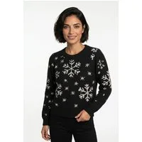 Vero Moda Weihnachtspullover VMNEWSNOWYFROST LS O-NECK PULLOVER XMAS