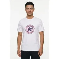 Converse T-Shirt unifarbenes Design, mit Rundhalsausschnitt, aus Baumwolle