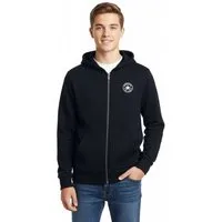 Converse Kapuzensweatjacke CNVB FLEECE CTP CHEST CORE FZ mit farblich passender Fütterung, aus elastischem Material