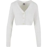 URBAN CLASSICS Cardigan Urban Classics Damen Ladies Cropped Feather Cardigan (1-tlg)