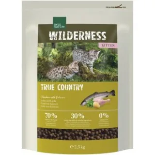REAL NATURE WILDERNESS Trockenfutter Katze, Kitten, True Country, Huhn mit Fisch 2,5 kg