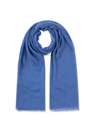 Schal aus Bambus in uni blau - Gr. - one size