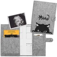 kwmobile Mutterpass-Hülle Mutterpasshülle aus Filz, Hülle für deutschen Mutterpass mit extra Fächern - Cover in