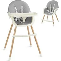 OUNUO Kinderstuhl Baby 2 in 1 Kindersitz Multfunktional Kinderstuhl