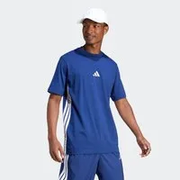 adidas Sportswear T-Shirt ESSENTIALS 3-STREIFEN SINGLE JERSEY mit Rundhalsausschnitt, aus Baumwolle, weiches Single Jersey
