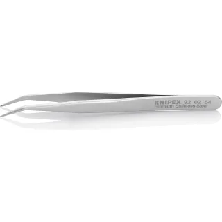 KNIPEX SMD Präzisionspinzette Edelstahl angewinkelt - 920254