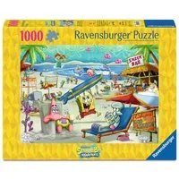 Ravensburger Puzzle Beach Fun at the Goo Lagoon – 1000 Teile Puzzle SpongeBob Schwammkopf, 1000 Puzzleteile