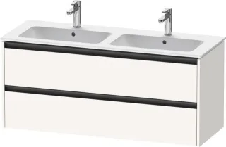 Duravit Ketho.2 Waschtischunterbau wandhängend Weiß Supermatt 1280x480x550 mm - K25266084840000 K25266084840000