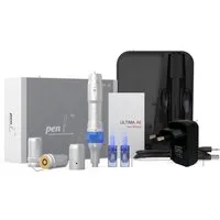 P-Beauty Cosmetic Accessories Dermaroller Derma Pen Microneedling A6 Gerät inkl. 2 Nadeln
