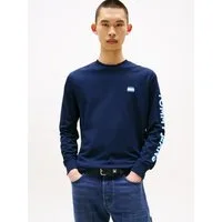 Tommy Jeans Langarmshirt TJM REG POP COL NW CLSC LS T EXT Mit Rundhalsausschnitt