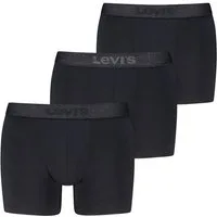 Levi's® Boxer LEVIS MEN MEL WB BOXER BRIEF (3er Pack) ohne Eingriff, tonaler Logobund, elastisch, Cotton-Mix