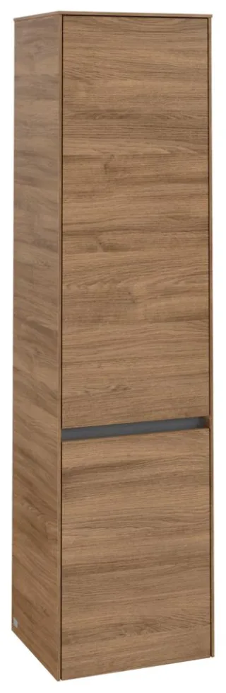 Villeroy & Boch Collaro Hochschrank, 2 Türen, 404 x 1538 x 349 mm, Kansas Oak C03300RH