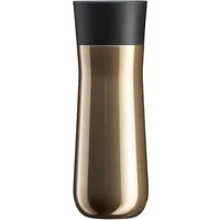 WMF Thermobecher Impulse, Cromargan® Edelstahl Rostfrei 18/10, Kunststoff, Silikon, doppelwandiger Edelstahl, 8h warm und 12h kalt, 360°-Trinköffnung