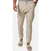 Indicode Leinenhose Herren Booth Sommerhose Leinen Herrenhose mit 6 Taschen, 55% Leinen