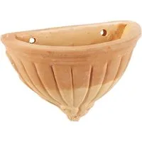 Dehner Blumenampel Wandhänger, ca. 30 x 20 x 18 cm, Terrakotta