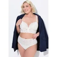 Ulla Popken Slip TRUYOU String-Panty Spitze High Waist