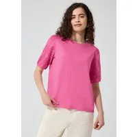 STREET ONE STUDIO T-Shirt mit Lochstickerei
