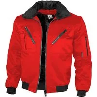 Qualitex Workwear Pilotenjacke Arbeitsjacke Herren 4-in-1 Pilotenjacke mit abtrennbaren Ärmeln (1-St) Robuste Winter- & Übergangsjacke mit 7 praktischen Taschen