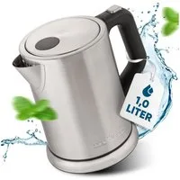 ProfiCook Wasserkocher PC-WKS 1106, Wasserkocher mit bis zu 1,0 Liter Füllmenge