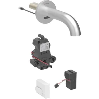 Geberit Piave Waschtisch-Armatur, Wandmontage, Netzbetrieb 116261SN1