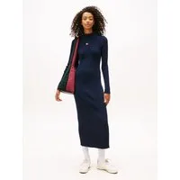 Tommy Jeans Maxikleid TJW MAXI BADGE SWEATER DRESS EXT