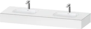 Duravit Qatego Einbauwaschtisch mit Konsole Weiß Matt 1600x550x170 mm - QA4695018180000 QA4695018180000